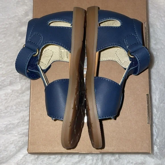 NWT NATURINO QUARZO Leather sandals with strap in Blue - Picture 13 of 15